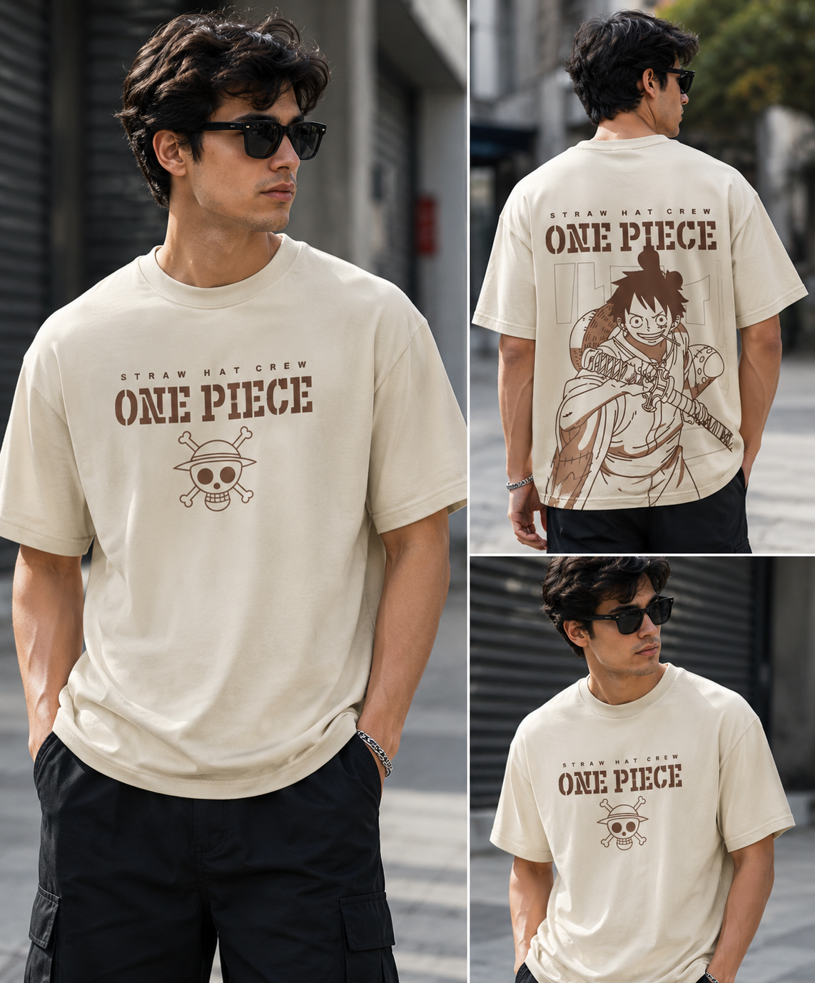 One Piece Printed Oversized Tshirt