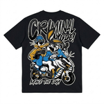 Load image into Gallery viewer, Criminal Mode" Oversized Graphic Streetwear T-Shirt