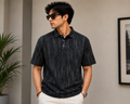 Black Urban Mist Polo Tshirt
