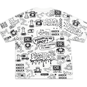 Doodle Printed Oversized T-Shirt for Men