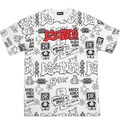 Doodle Printed Oversized T-Shirt for Men