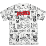 Load image into Gallery viewer, Doodle Printed Oversized T-Shirt for Men