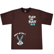 Brown Oversized Graphic T-Shirt for Men
