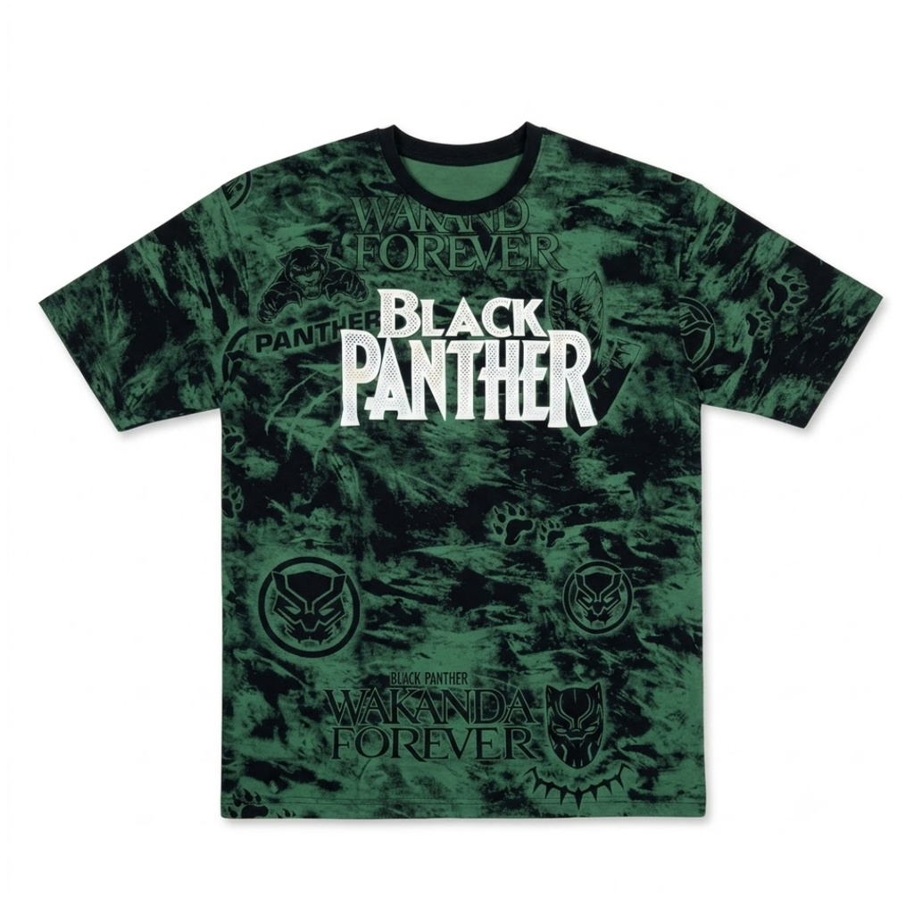 Black Panther "Wakanda Forever" Oversized Graphic T-Shirt