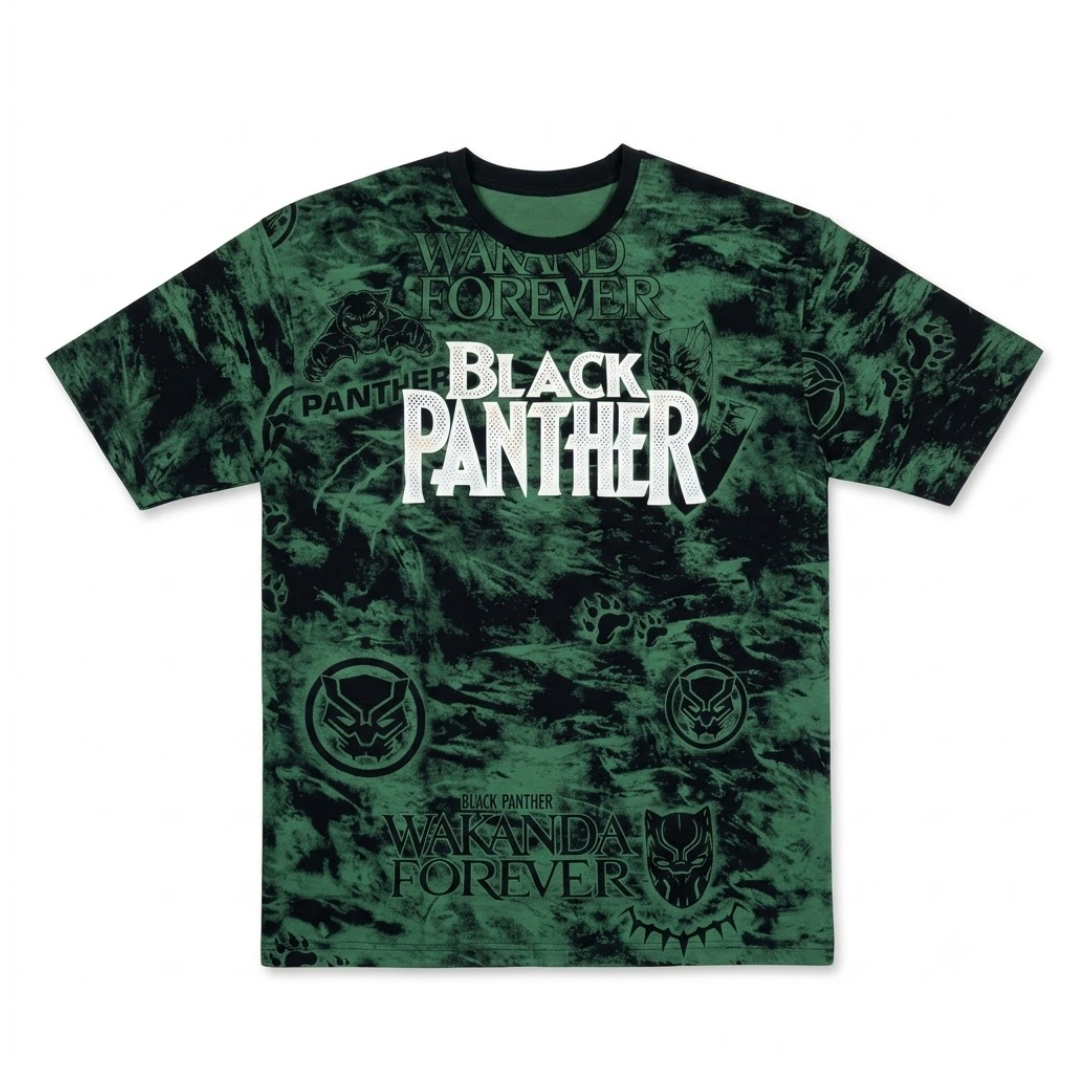Black Panther "Wakanda Forever" Oversized Graphic T-Shirt