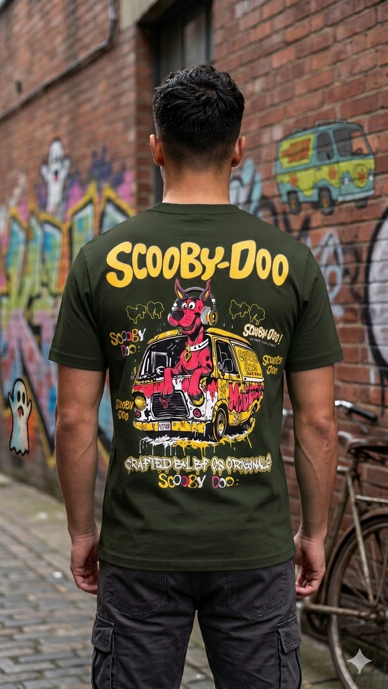 Scooby Doo Printed Oversized Tshirt