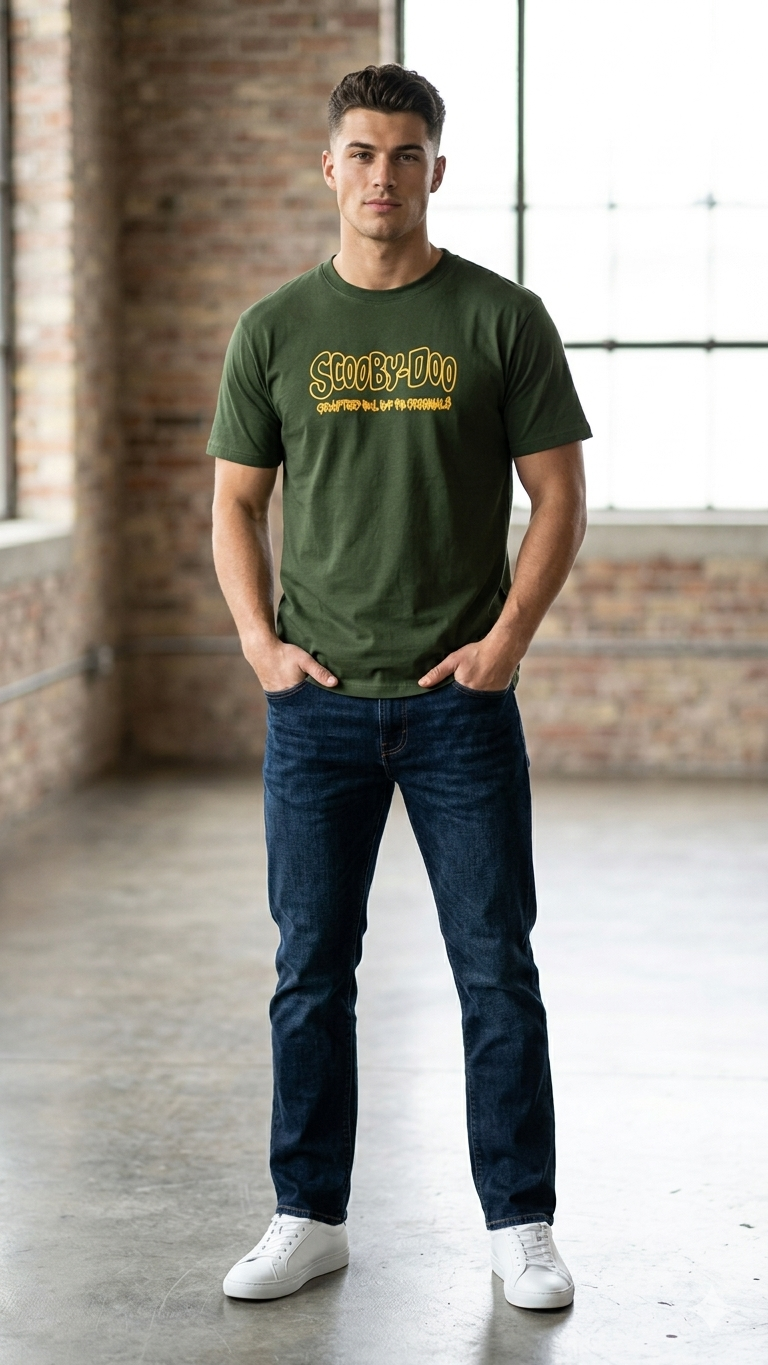 Scooby Doo Printed Oversized Tshirt