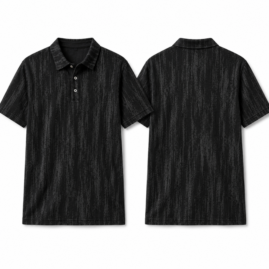 Black Urban Mist Polo Tshirt