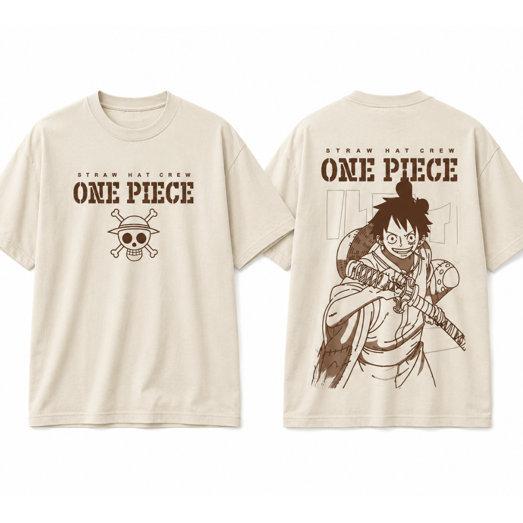 One Piece Printed Oversized Tshirt